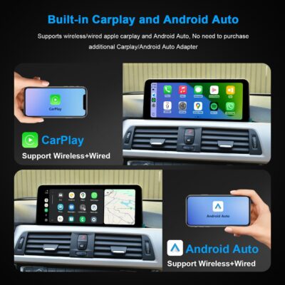 PEMP 10.25" Linux Screen for BMW (2012-2017) 3 Series F30 NBT CIC System, CarPlay Support iOS 26 Android Auto Mirror Link with a 720P AHD Revers Camera - Image 3