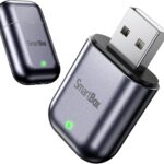 Burnt Sugar Wireless Carplay Adapter for iPhone 2026 Upgraded, Ultra-Mini USB Design for Apple Car Play Convert Wired to Wireless, Stable Low-Lag GPS Plug & Play for iOS 10+ & Cars from 2016+ (Gray)