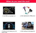 Upgraded Ford TPMS Relearn Tool Ford TPMS Reset Tool TPMS Programming Tool Tire Pressure Sensor Reset Train Tool for Ford Lincoln Mercury F150 Focus Kuga Mustang Transit Taurus Edge Escape TPMS Tool - Image 4