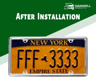 Chrome License Plate Frame Made of Zinc Alloy Metal, Universal Car Accessories,1 Pack License Plate Holder Never Rust and Unbreakable with Metal Screws, Chrome Caps and Screwdriver - Image 4