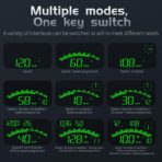 Heads up Display for Cars Speedometer for Car, HUD Digital Speedometer for Car with Speed Alarm, Fatigue Driving Reminder, Upgraded 5.5" large-screen, Heads up Display Suitable for All Vehicles - Image 7