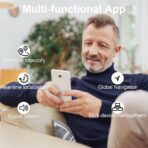 GPS Tracker for Vehicles, GPS Portable Magnetic Car GPS Tracking, Wide-Area Location GPS Tracker for Kids, Dogs, No Subscription Required/No Monthly Fee/No SIM Card Required - Image 5