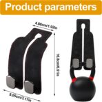 Car Purse Hook Purse Hook for Car Seats Headrest Car Seat Hooks,Heavy Duty Vehicle Organizer for Handbags, Groceries, Purses, Keep Car Tidy (Black, 2 Pack) - Image 2