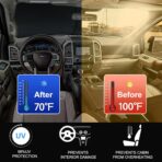 Front Windshield Sunshade fit for F150 2015-2020 UV Ray Reflector Foldable Car Shade Automotive Windshield Sunshades Ford F150 Accessories Windshield Sun Shade |Keeps Your Vehicle Cool| - Image 2
