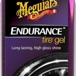 Meguiar’s Endurance Tire Gel, G7516, Premium Tire Shine Gel for a Lasting Glossy Finish, Helps Keep Tires Looking Deep Black and Clean, Top Christmas Gift Ideas for Car Guys and Girls, Purple, 16 Oz