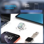 Wireless Apple CarPlay Adapter, 5.8G Quad-Core Chip No Latency, Aerospace Silicone Cooling, Zn-Alloy & Diamond Panel, Plug & Play Wired to Wireless CarPlay Adapter - Image 8