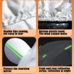 16-Layer Waterproof All-Weather SUV Car Cover Heavy Duty Full Exterior Protection Universally Fit fit Ford Explorer Toyota Highlander Kia Telluride Palisade Pilot Dodge Durango GMC Acadia etc - Image 5