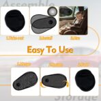 1 Pack Car Window Shades for Baby - Rotatable Sun Visor for Side Window, Fits Driver/Passenger/Rear Windows, Mesh Sun Blocker with Suction Cups - Image 4