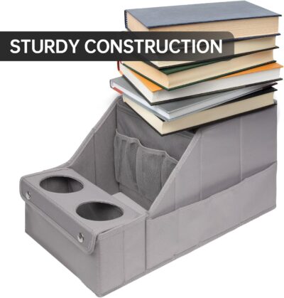 MULISOFT Car Seat Organizer - Backseat Organizer with 11 Storage Compartments and 2 Cup Holders for Travel, Kids - Image 7