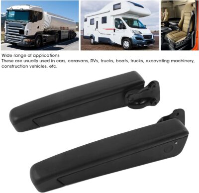 Car Seat Armrest, Adjustable Shock Proof Wear Proof PU Sponge ABS Metal with Polyurethane Monolithic Foam for Automobiles Trucks RVs Boats Construction Vehicles - Image 4