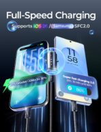 LISEN 90W USB C Car Charger Fast Charging for iPhone 17 Car Charger USB C Fast Charge, Type C Car Charger for iPhone 17 Pro Max 16 15 14 13 12 11, for Samsung Galaxy S26 S25 S24 [Lighning&USB-C] - Image 4