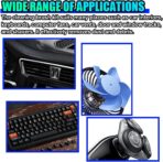 10PCS Car Detailing Brush Kit, Nylon Anti-Static Car Interior Cleaning Tools, Portable Crevice Cleaning Brush Auto Dusting Tool Multipurpose for Dashboard Air Vent Computer Keyboard - Image 5