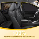 XCBYT RAV4 Window Sunshades for 2019-2025, Dual Layer Car Window Covers with Breathable Mesh & Blackout Cloth, 99% UV Protection Privacy Curtains for Car Camping, Sleeping & Rest (4 PCS) - Image 2