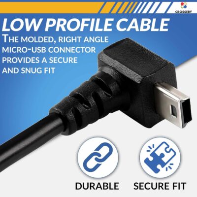 Car Charger Power Cord for Garmin Nuvi GPS, Garmin GPS Power Cord Replacement 5ft Long, Mini USB Charging Cable fit for Nuvi, Dezl, Drive, DriveSmart, DriveAssist, RV, Zumo (Without Traffic) - Image 4