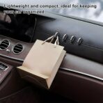 4 PCS Car Mini Hooks, Self-Adhesive Multifunctional Hanging Car Storage Hooks on Dashboard, Universal Vehicle Hook Stickers for Keys Mask Charging Cable, Car Accessories (Glossy) - Image 5