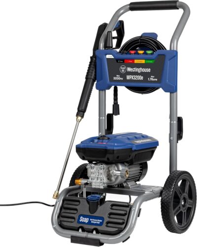 Westinghouse WPX3200e Electric Pressure Washer, 3200 Max PSI and 1.76 Max GPM, Induction Motor, Onboard Soap Tank, Spray Gun and Wand, 5 Nozzle Set, for Cars/Fences/Driveways/Homes/Patios/Furniture - Image 9
