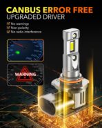 OXILAM 9006 LED Bulbs, 800% Brighter 30000LM, 6500K White HB4 CANBUS Ready LED Bulbs for Low Beam Replacement, Pack of 2 - Image 6