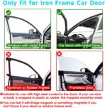 2 PCS Car Window Shades, Magnetic Double Layer Car Side Window Sun Shades with Full Shade/Half Shade, Front Window Covers for Driver,Car Accessories - Image 7