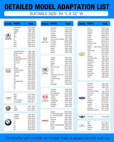 NEVERLAND Universal Car Windshield Sun Shade | 210D Oxford Fabric Sunshade Cover | Heat & UV Blocker (63.78" x 31.89") - Image 2