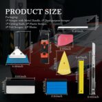 18PCS Window Tint Car Kit,Multi-Function Car Window Tint Kit Includes Scraper,Felt Scraper,Mini Vinyl Scrapers and Cutting Knife with Blade,Professtional Tints Kits for Cars - Image 2