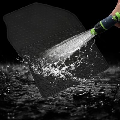 Car Floor Mats Custom Fit for Chevrolet Tahoe/GMC Yukon 2015-2020 Chevy Black Rubber All Weather Protection Auto Floor Liners Heavy Duty Odorless - Image 5