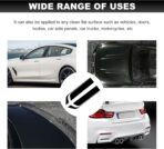 Car Hood Decal Sticker, Automotive Side Body Stripe Graphics Racing Bumper Sticker, Universal Vehicle Skirt Roof Bonnet Vinyl Decal Exterior Decoration, Car Accessories (Black) - Image 6