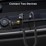 UGREEN Aux to Bluetooth 6.0 Car Adapter with LDAC, 3.5mm Aux Adapter Built-in Microphone, Car Bluetooth Audio Receiver for Hands-Free Calls Compatible with Speaker & Home Audio - Image 4