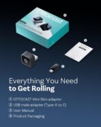 Ottocast Mini Cube 3.0 Wireless CarPlay & Android Auto Adapter 2026– Plug & Play, Fast Auto-Reconnect (Black) - Image 9