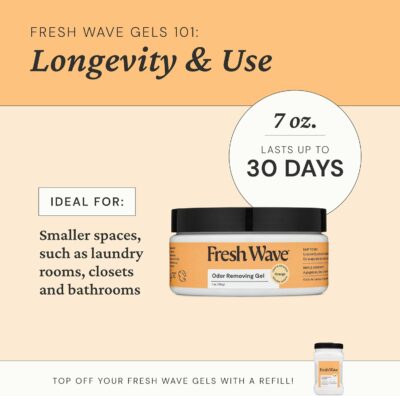 Fresh Wave Orange Odor Removing Gel, 7 oz., Pack of 3 - Image 5