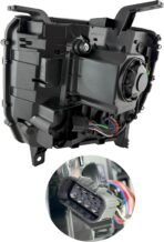 ALLIGATOR AUTO LIGHTS Compatible with GMC Sierra 1500 2014-2015, 2500HD/3500HD 2015-2019 Headlight Assembly Pair, with LED DRL, Bulbs Included, Halogen - Image 6