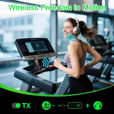 Premium Pro Bluetooth 5.4 Transmitter Receiver,Airplane Audio Adapter,Wireless Transmitter for TV/Travel Flight,Airline,Gym.Compatible with 2 AirPods/Headphones,Bluetooth Receiver for Car/Home Stereo - Image 6