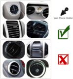 Vansky Car Phone Holder Mount, 3-in-1 Universal Cell Phone Holder Car Air Vent Holder Dashboard Mount Windshield Mount Fit for iPhone 17 16 15 14 13 Pro Max, Samsung S24 S23 LG Sony and More - Image 7