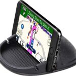 Car Cell Phone Holder Dashboard Phone Mount - Anti-Slip Silicone Pad Phone Stand Compatible with iPhone, Samsung, Android Smartphones