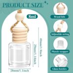 AROIC Premium Scent Car Air Freshener, 6 Pack Hotel Scent Collection Diffuser Set, Long Lasting Luxury Fragrance Essential Oil Aromatherapy, Hanging Air Freshener for Car Interior Accessories Unisex - Image 6