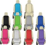 FH Group Car Seat Cushion – Neosupreme Single Front Seat Cover with Front Pockets, Airbag Compatible, Universal Fit Car Seat Cushion for Driver or Passenger Seat, SUV, Truck, Sedan & Van – Black - Image 6