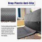 Adjustable Headrest Pillow for Recliners and Armchairs - Non-Slip Velvet Cushion for Neck Support and Pain Relief (Gray) - Image 2