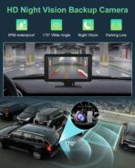 Apple Carplay Screen for Car, 7" HD Portable Wireless Apple Carplay & Android Auto Touchscreen, with 1080P Backup Camera, Car Play Screen Tablet, GPS Navigation/Mirror Link/Bluetooth/FM/Voice Control - Image 4