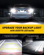 AUXITO 912 921 LED Bulb for Backup Light Reverse Lights High Power 2835 15-SMD Chipsets Error Free T15 906 922 W16W Bulbs, 6000K White, Exterior Light Bulbs (Upgraded, Pack of 2) - Image 4