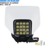 Dirt Bike LED Headlight- Universal Enduro Pit Bike Head Light Kit - Motorcycle Headlamp for TX FX TC FC - Image 2