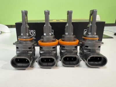 H11/H9 & 9005/HB3 Light Bulbs Combo, 100,000LM Brightness, 1:1 Mini Size 6500K Cool White IP68 Waterproof Automotive Replacement Combo 9005 H11 Fog Lights, Quick Installation, Pack of 4 - Image 5