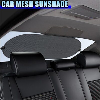 Car Rear Window Sunshade, Windshield Sunshade Block UV Rays for Rear Facing Seats with Suction Cup, Sunlight Shield for Back Window, Sun Blocker Mesh Cover for Baby Pet Children (39"x19"/Rear) - Image 6