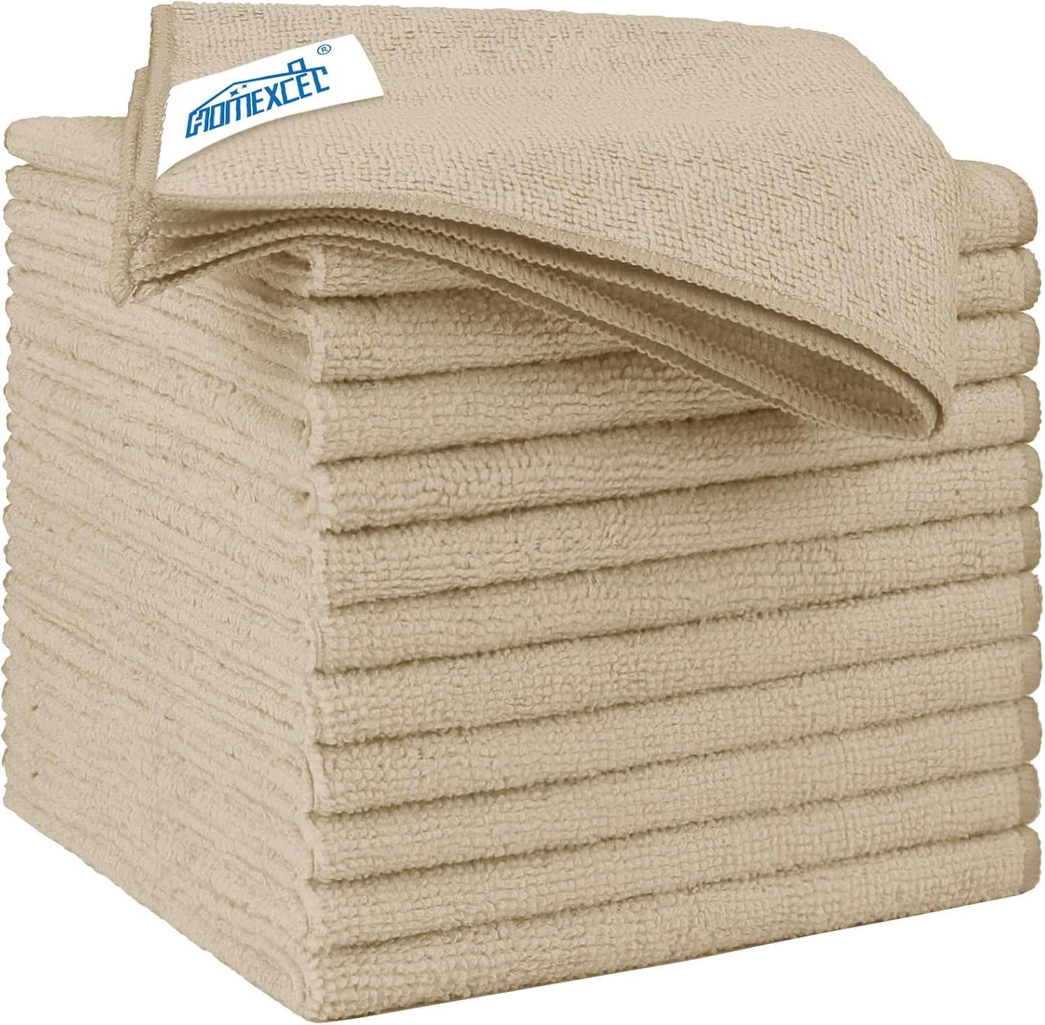 71dJqgjqu5L._AC_SL1500_.jpg HOMEXCEL Brown Microfiber Cleaning Cloth 12 Pack, 12.5 x 12.5 inch Microfiber Towels for Cars, Ultra Absorbent Car Washing Cloth, Lint Free Streak Free Cleaning Rags for Car, Kitchen, and Window - Image 1