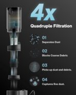 HOTO BlowVac™ Handheld Vacuum Cordless, Car Vacuum Cleaner with 23000Pa High Power, 3 Suction Modes, Electric Compressed Air Duster Blower for Car Interior, Desk, Boat, Home, Outdoor - Image 7