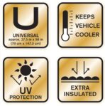 Plasticolor 003689R01 Mickey Mouse Expressions Accordion Style Car Truck SUV Front Windshield Sunshade - Image 5