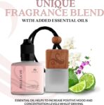 Belle La Vie Car Air Fresheners Gift Set | Luxury Perfume-Inspired Car Air Freshener for Women | Strong and Sophisticated Car Scents for Women | Refillable Essential Oil Infused Car Cologne by Perfa - Image 5