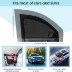 2pcs Car Front Window Screen Mesh, Suitable for Camping, Travel, UV-Protection, Breathable Mesh Car Window Sunshade for SUV Cars - Image 6