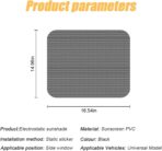 Car Side Window Sunshade, 4 PCS Static Cling Films Stickers Sun Shade UV Rays Privacy Protector, Reuseable Washable Sun Shade for Most Cars, Vhicles, SUV - Image 2