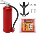 RC Simulation Fire Extinguishers Metal Trailer Tow Hooks Winch Hook w/Trailer Chain Decoration Part Compatible with Traxxas TRX4 Axial SCX10 Tamiya D90 1/10 RC Crawler - Image 2