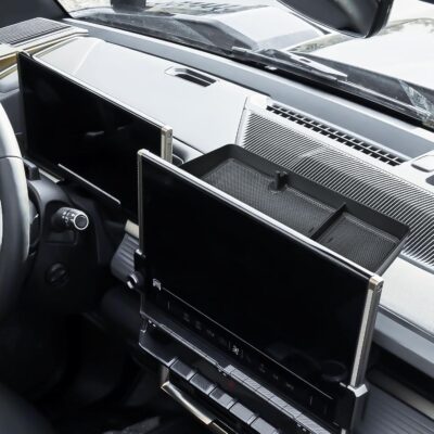 Center Console Dashboard Organizer Compatible with 2022-2026 GMC Hummer EV Pickup/SUV Interior Accessories, Armrest Dash Storage Box Insert Tray Mount Holder (for 13.4in Touchscreen Display) - Image 7