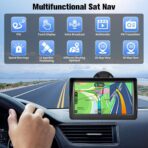 GPS Navigator for Car and Truck, 7 Inch Touchscreen, 2026 North America Maps, Voice Guidance, Speed Limit Warning, USB Connectivity - Image 2